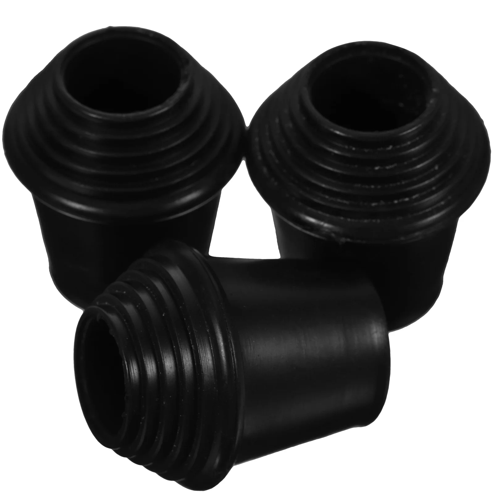 

3 Pcs Drum Leg Bracket Pads Snare Stand Legs Non-slip Maintenance Accessories Rubber Parts Performance