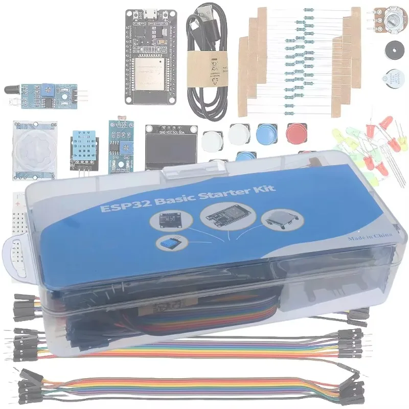 ESP32 ESP-32S WIFI Development Board Basic Starter Kit DIP Package Electronic Parts Tutorial Box Single Board Computer DIY