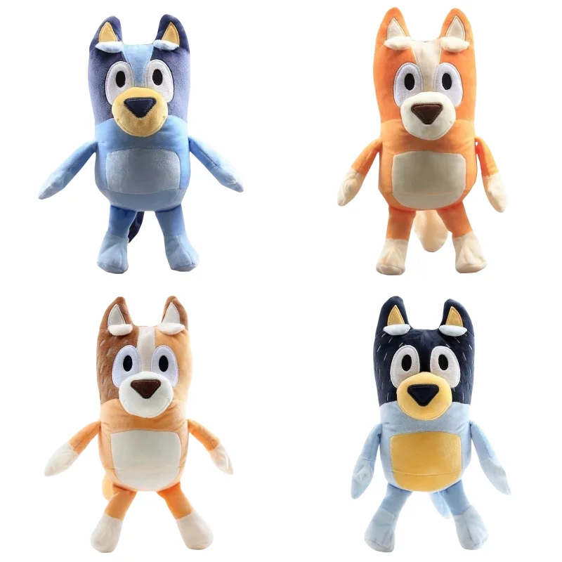 28/40CM Bluey Family Plush Toys Cute Simulation Pet Dog Patrol Bingo Sister Kawai Plush Kid\'s Toy Doll Christmas Birthday Gift