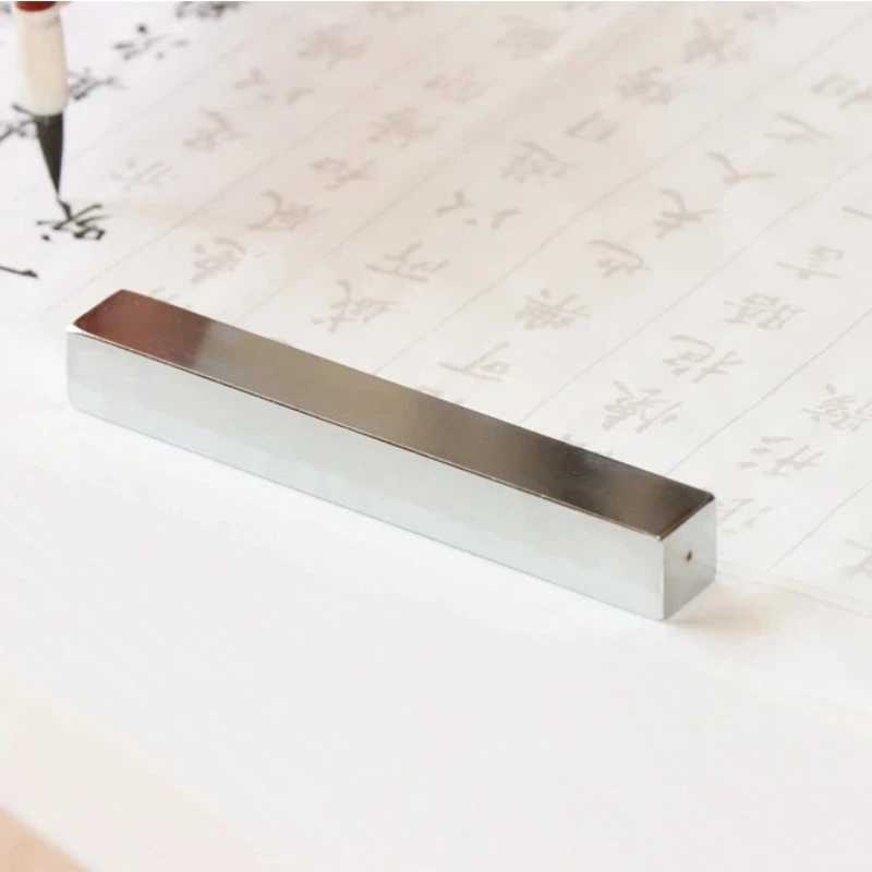 Multifunctional Minimalist Paperweight Desktop Ornament Solid Metal Calligraphy Press Weight Study Decor Painting Writing Tools