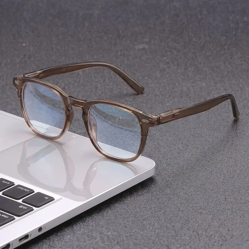 Korean version round frame glasses men and women middle-aged and elderly literary temperament type reading glasses