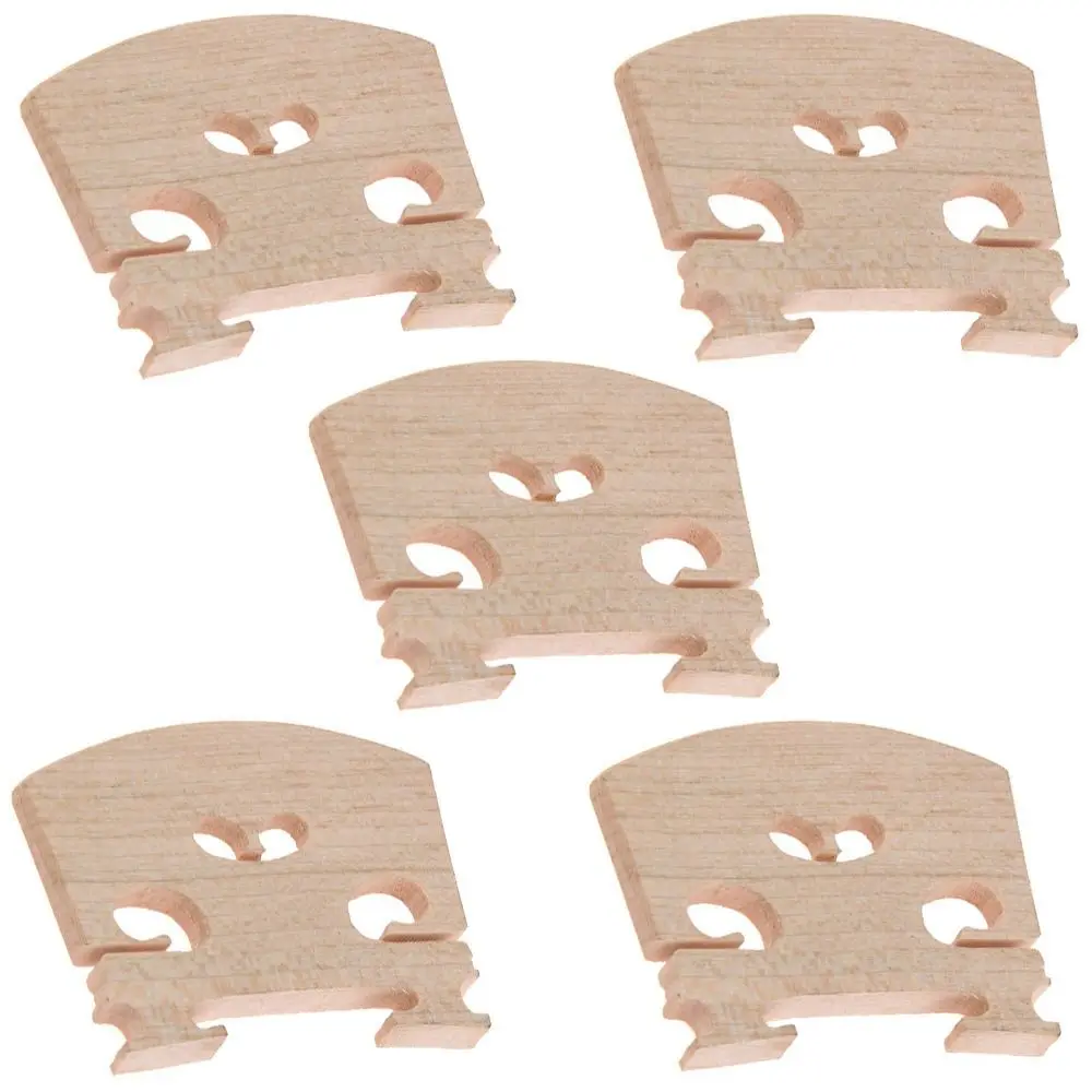 

Maple Wood Violin Bridge Steady Bridge 4/4-3/4-1/2-1/4-1/8 Size Fiddle Maple Wood Bridge Replacement Handmade