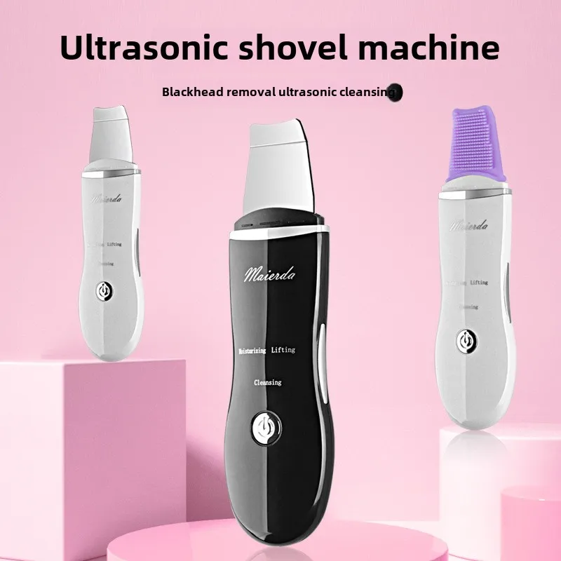 Mulheres elétrica portátil facial silicone poros limpador removedor de cravo purificador da pele rosto espátula máquina