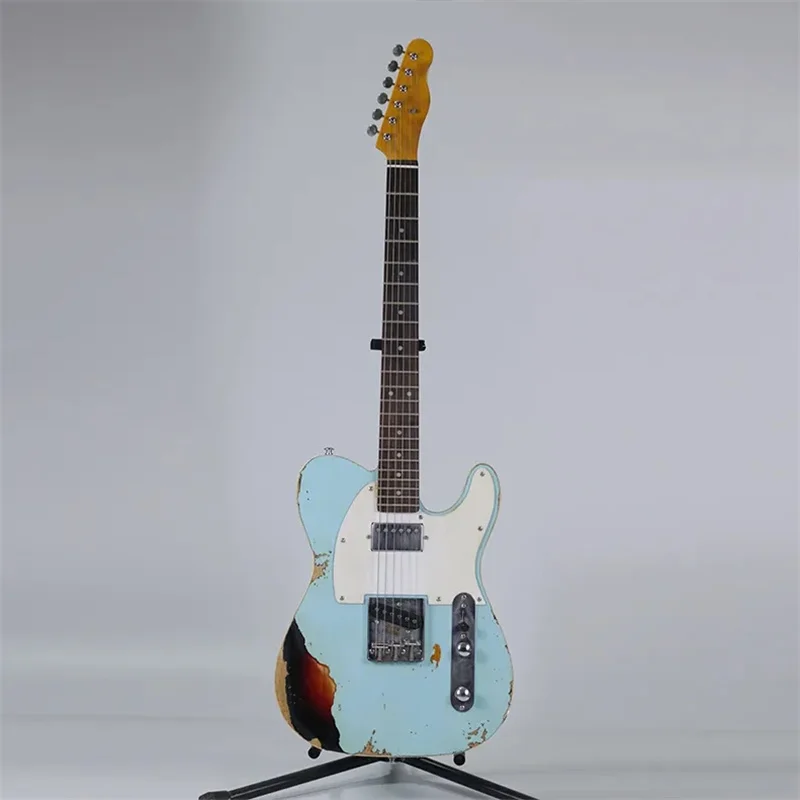 

Flerigh Cheap Price Electric Guitar Relic Style Electric Guitar OEM guitars Free Shipping in Stock