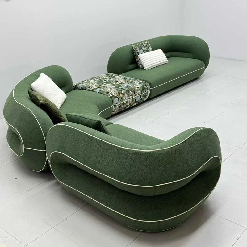 

Popular creative fabric sofa designer modern high-end living room sofa furniture luxury soft sofa hotel villa sofa home