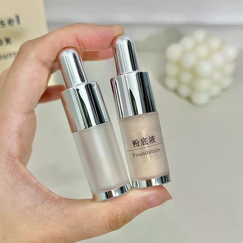 1/5PCS 2.5ml Refillable Bottles Liquid Foundation Subpackage Travel Empty Bottle With Wand Brush Cosmetics Tools