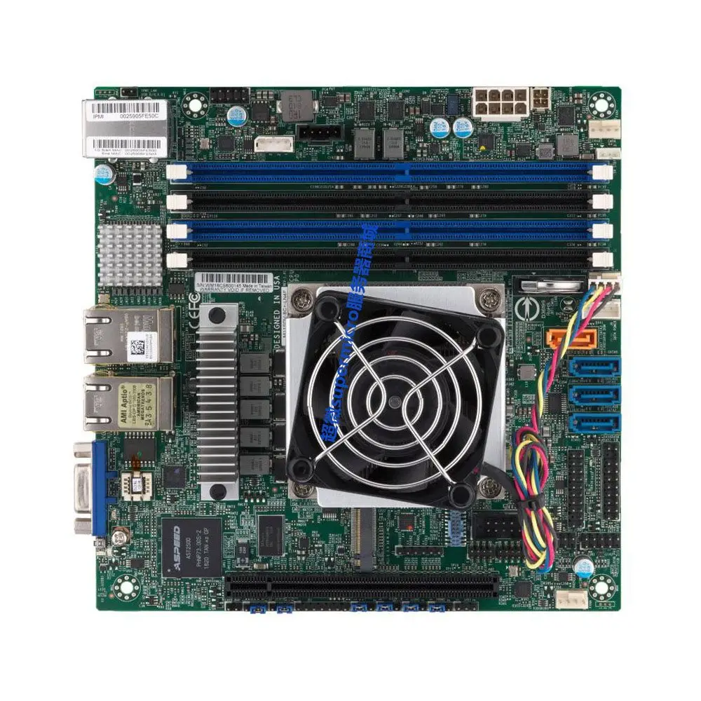 M11SDV-8C+-LN4F Server Motherboard Integrated AMD 3251 Octa-core Nas ITX For Supermicro