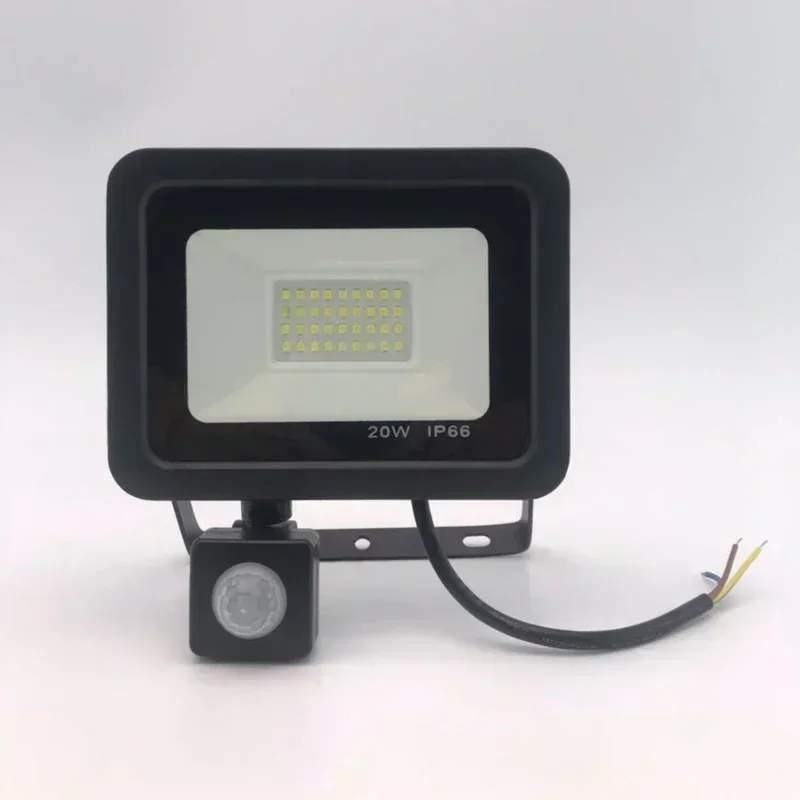 Imagem -05 - Indução Led Flood Light com Sensor Pir Ajustável Street And Square Projector Iluminação Exterior Venda Quente 10w 20w 30w 50w 100w