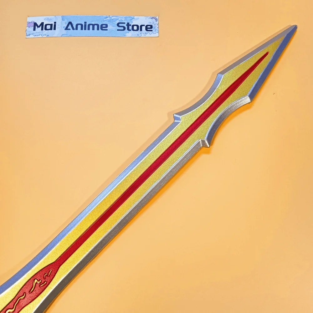 40 بوصة الذهب الروح لاند كاتانا أنيمي تأثيري الدعامة السيف النينجا الحجم الحقيقي اليابانية كاتانا الأصلي الساموراي صابر لعبة غير حادة هدية #6