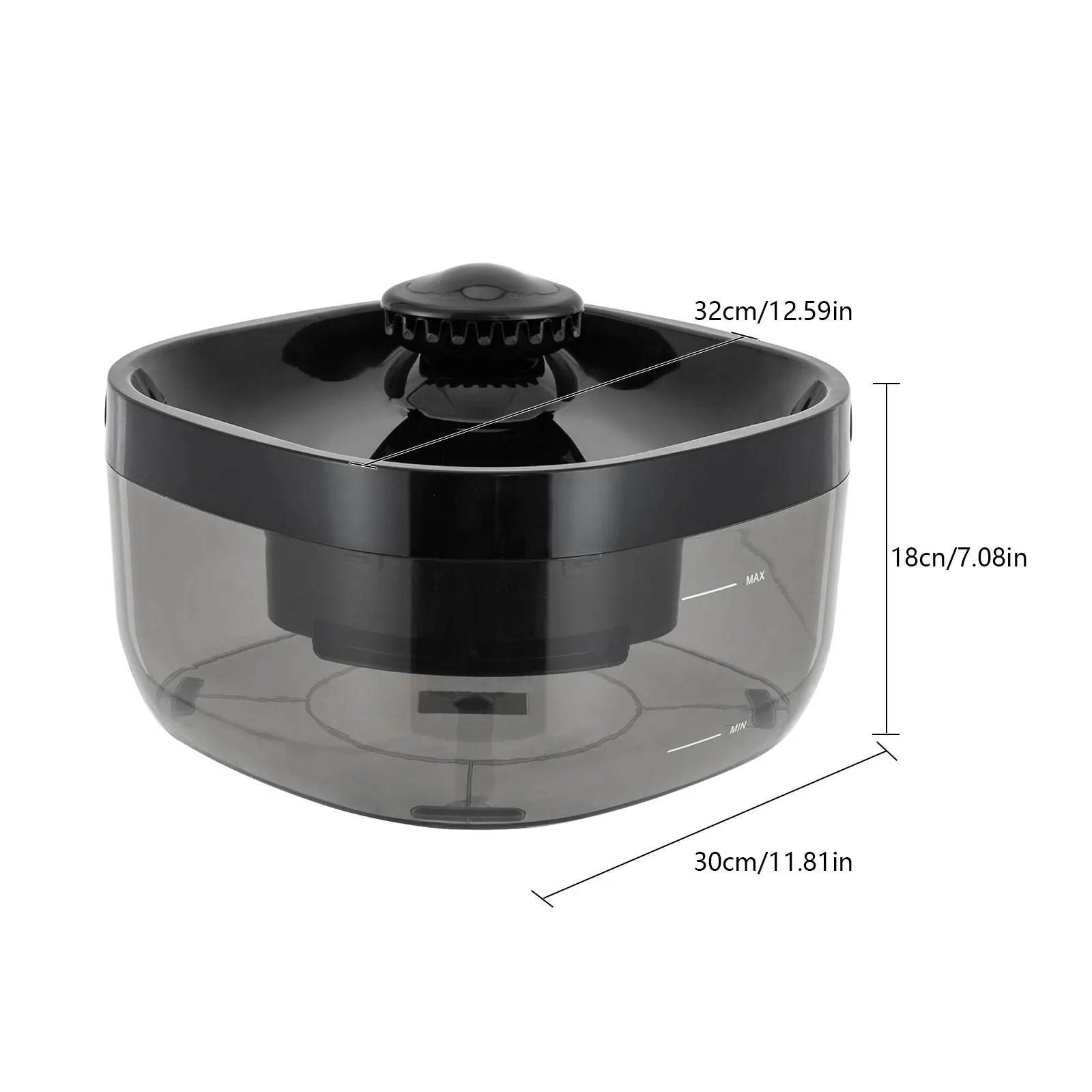 7L Pet Water Fountain with Pump & Filter Anti-Dry Burning Cat Running Water Dispenser Auto Recirculating Pet Water Flow Drinker 2