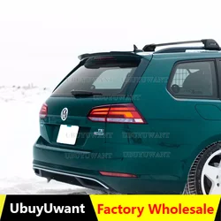 Spoiler per tetto posteriore per VW Golf 7 Variant Wagon 2013-2017 Spoiler per finestra Gloss Nero Plastica ABS Hatchback Ala per bagagliaio posteriore per auto