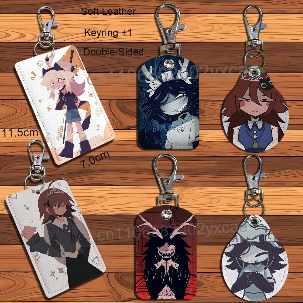 cool Skell FPE Claire Cartoon Singer Anime Card Keychain Fashion Pendant Bag ID Door Card Case Bus Card Cute Adult