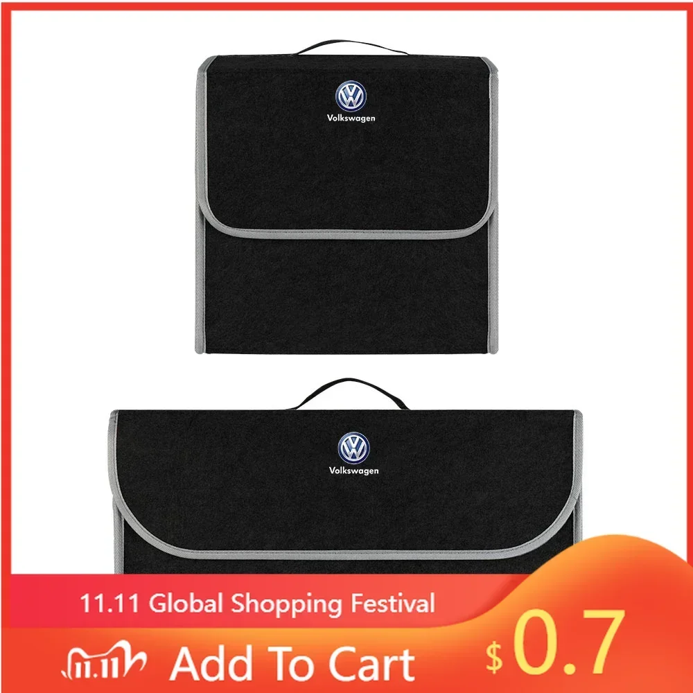 

Органайзер для багажника автомобиля, складной контейнер для хранения, сумка для Volkswagen VW Passat Golf Tiguan, новинка 2025 года