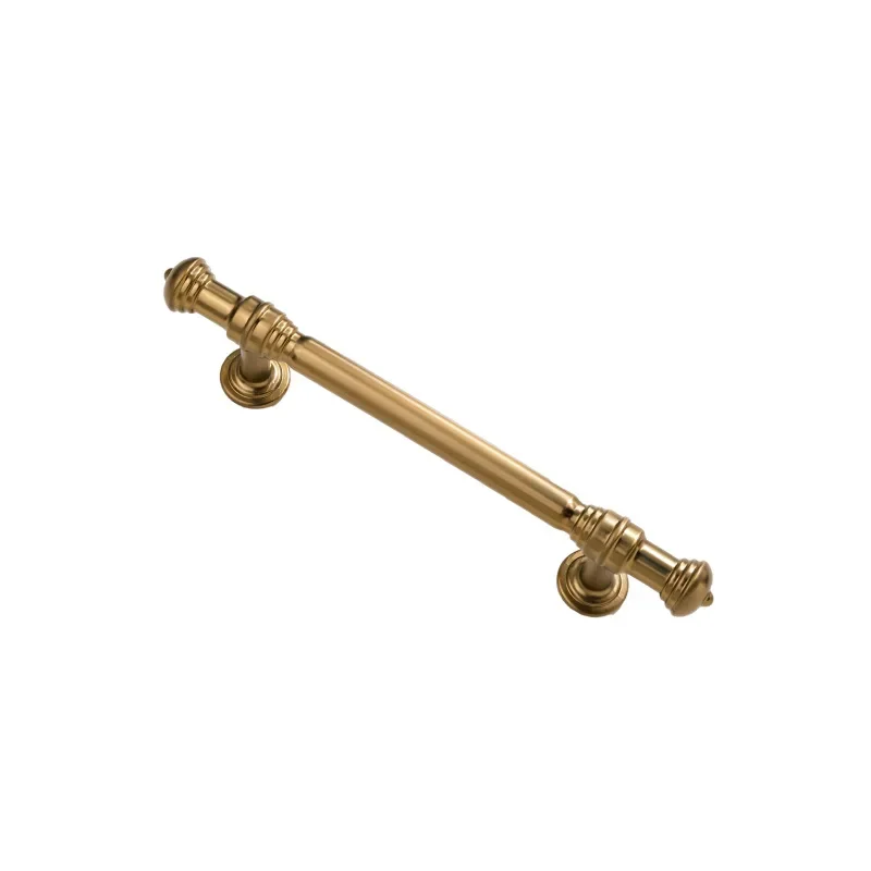 New High-End French-Style Golden Handles for Drawer Cabinets and Bathroom Cabinets Brass-Colored Single-Hole Drawer Knobs