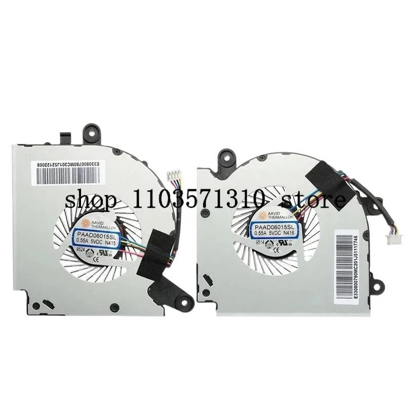 م مروحة تبريد وحدة المعالجة المركزية الأصلية الجديدة لـ MSI GF75 MS-17F2/F3/F4/F5 رقيقة 8RC 8RD 9SC 9SD
