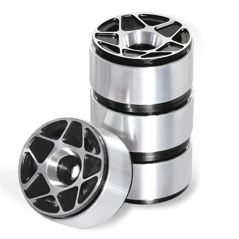 

Excellent-4Pcs 1.0Inch Metal Beadlock Wheel Hub Wheel Rim For 1/18 1/24 RC Crawler Car TRX4M Upgrade Parts Accessories