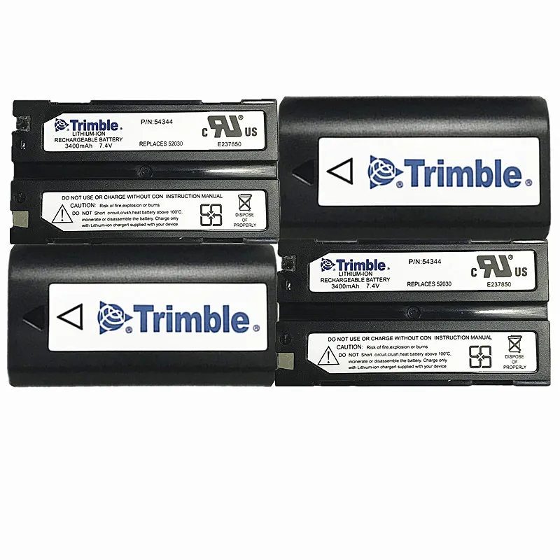 4pcs Good Quality 3400mAh Battery Compatible Trimble 54344 GPS Battery 5700 5800 MT1000 R7 R8 Surveying Instruments