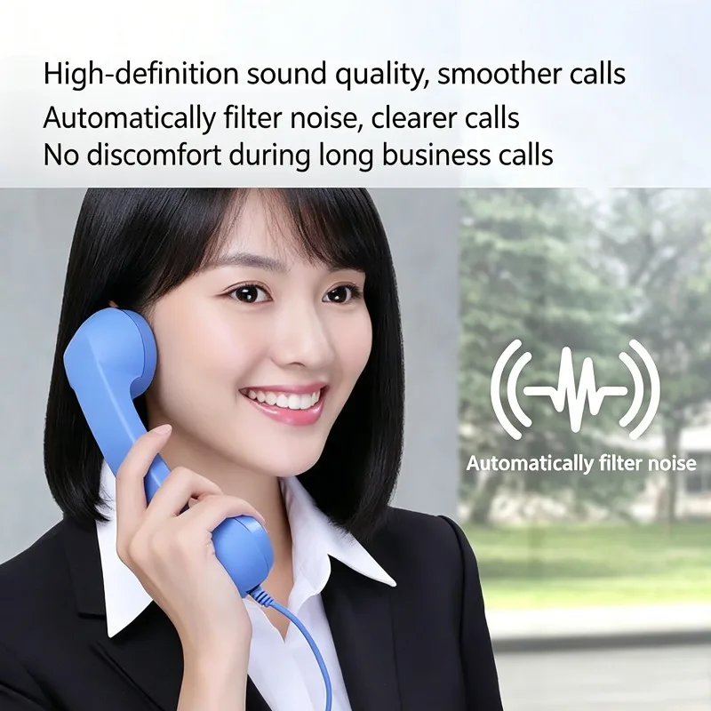 3.5 mm / Type-C Retro Mobile Phone Handset Plug and Play Wired Headset for Smartphone Voice Chat Live Streaming Clear Sound view 4