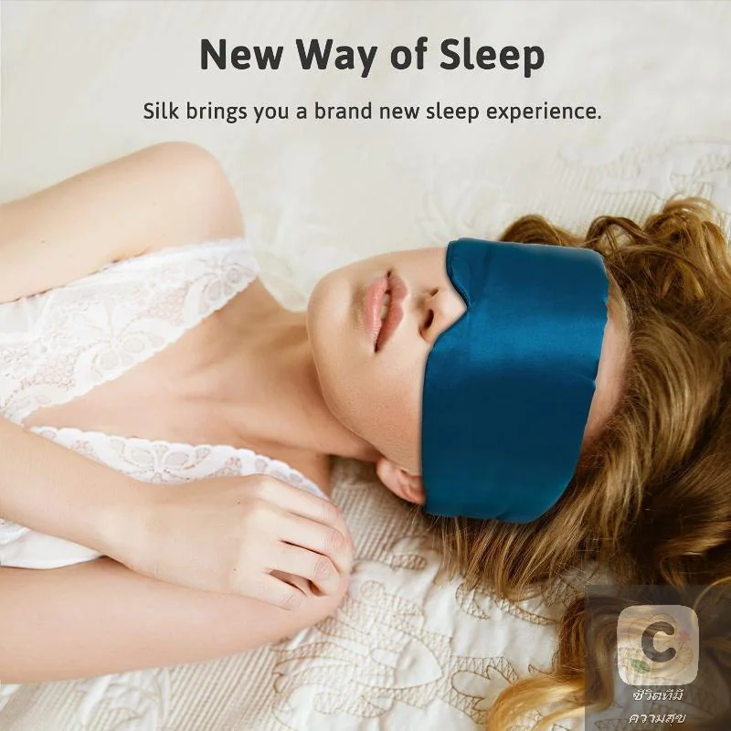 YY التوت الحرير النوم قناع عين حماية العين السفر لينة النوم حجب ضوء العين يغطي لينة مبطن غطاء كامل العين بقع #3