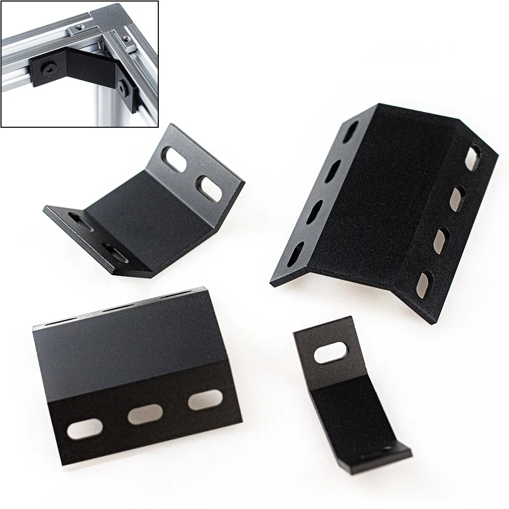 10Pcs/Lot Openbuilds Inside Outside Corner Bracket 20mm 40mm 60mm 80mm Connector for V-Slot Aluminum Profiles