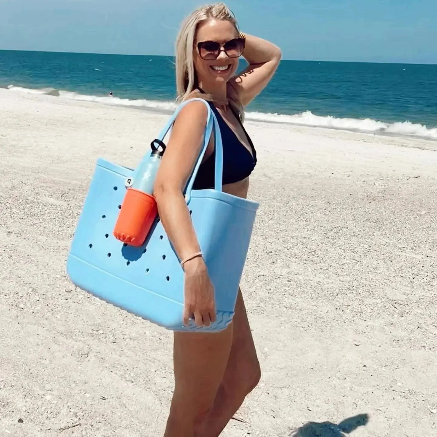 Bolso de mano de silicona para playa, bolsa de EVA del Sur, XL