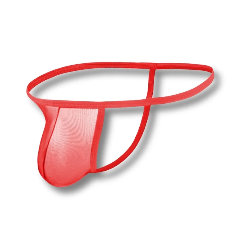 Men's Sexy Underwear, Ice Silk Cool Thongs & G-strings, Mesh Breathable Comfy High Elastic Thongs Underpants, Tanga Thongs