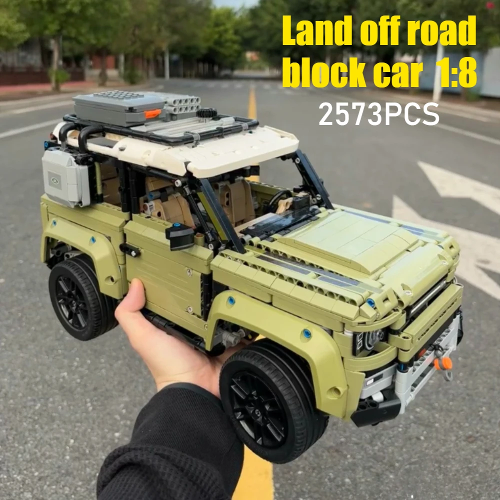 2573PCS Technical Land Off-road Defender Classic Car Building Blocks 42110 Set Model MOC Vehicle Toys Bricks for Boys Adult Gift