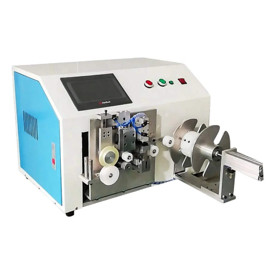 

Automatic Cable Feeding Winding Tying Binding Machine for USB/Data/Electrical/Power cable machine