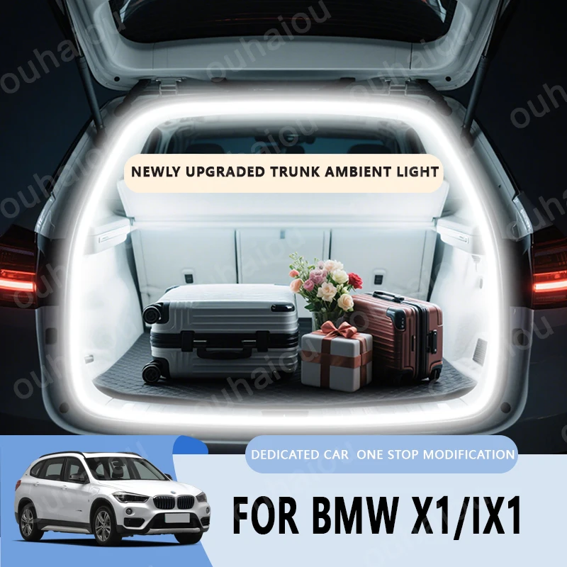 

For 2010-2025 BMW X1/iX1 trunk light modification light Atmosphere lights White warm white Rear Trunk LED Light Bar