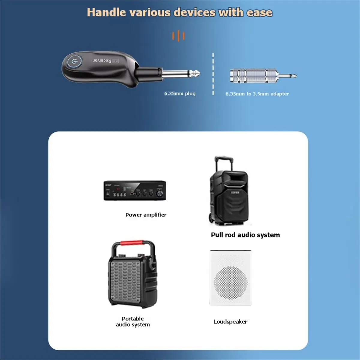 High Performance 2.4G Wireless Microphone for Voice Amplifier Headset High Fidelity Noise Cancelling Plug Play for Karaoke Speak