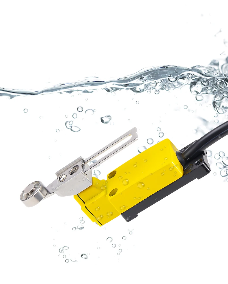 Waterproof ME-8100 Series Limit Switch AC250V 1NO/1NC Self-Reset Touch, Controller with DIN Rail, Mount for Industrial Machine