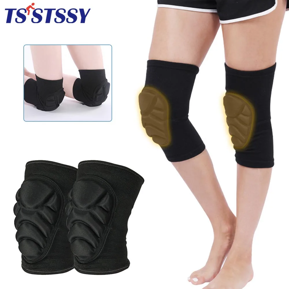 

1Pair Professional Anti-collision Knee Pads for Outdoor Sport Volleyball Riding Dance Roller Skating Climbing Knee Support Brace