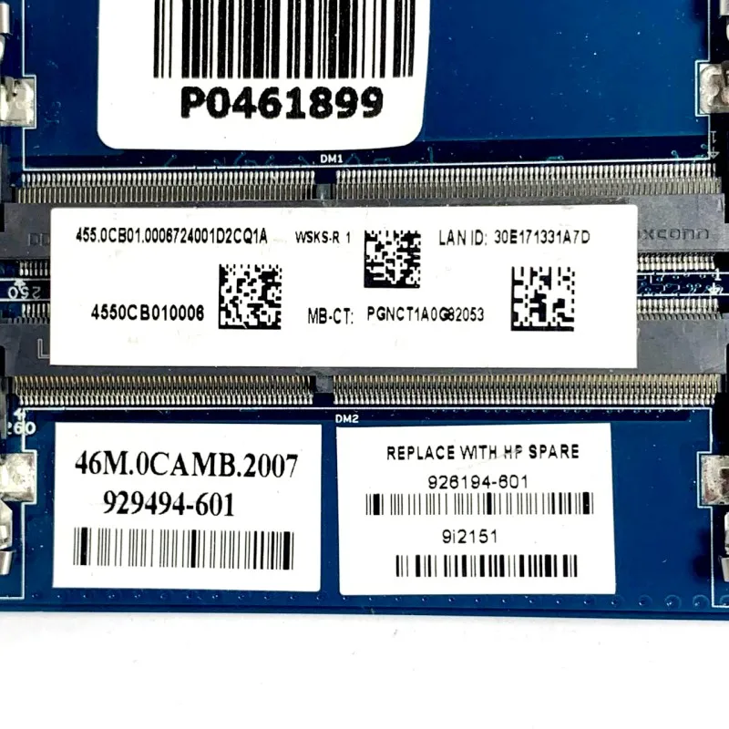 Placa base para ordenador portátil HP 17-AK, 929494, 601, 929494, 926194-001, 601-0011, 448.0CB02. 16892, con A9-9420 CPU 216-0864032, 100% probado