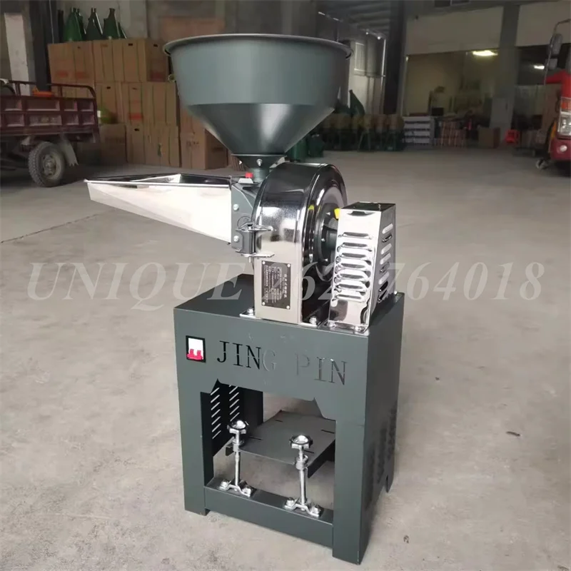 Commercial 150-250kg/H Stainless Steel Herb Spice Grain Grinder Electric Coffee Grinder Dry Food Powder Miller Grinding Machine