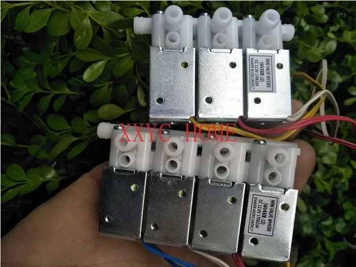 

12V DC solenoid valve normally closed 4-way drain valve 3-way negative pressure relief valve