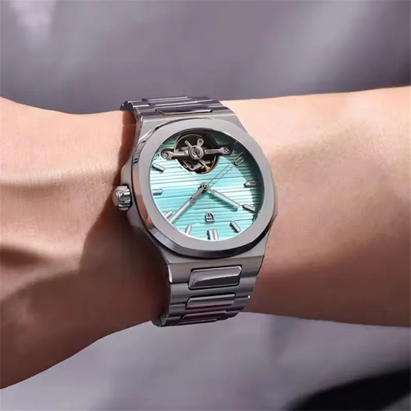 PAGANI DESIGN YS025 Automatic Men's Watches Full Stainless Steel Mechanical Wristwatch For Men Sapphire Dial Glass Waterproof