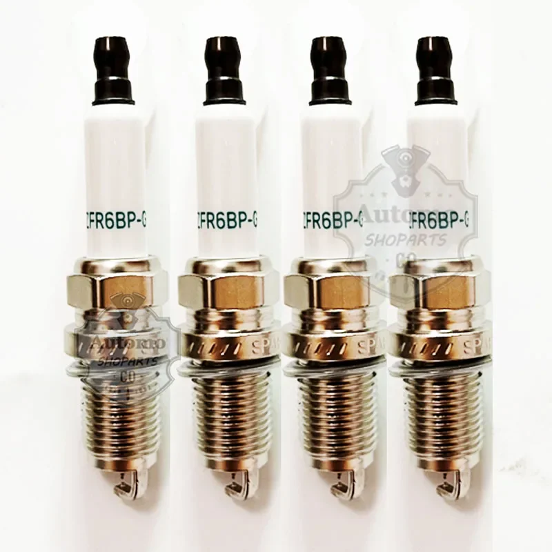 4PCS ZFR6BP-G 1748 Duel iridium Spark Plug For Chevrolet AVEO 2011-2017 CRUZE Malibu 1.6L/T Buick Excelle GT XT Regal