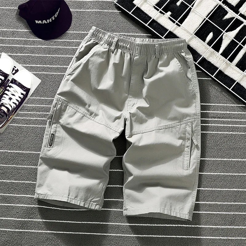 Summer Shorts Men's Overalls Large Size Cotton Casual Sports High Quality Cotton Men's Wear Work Tactical Army Knee Pants