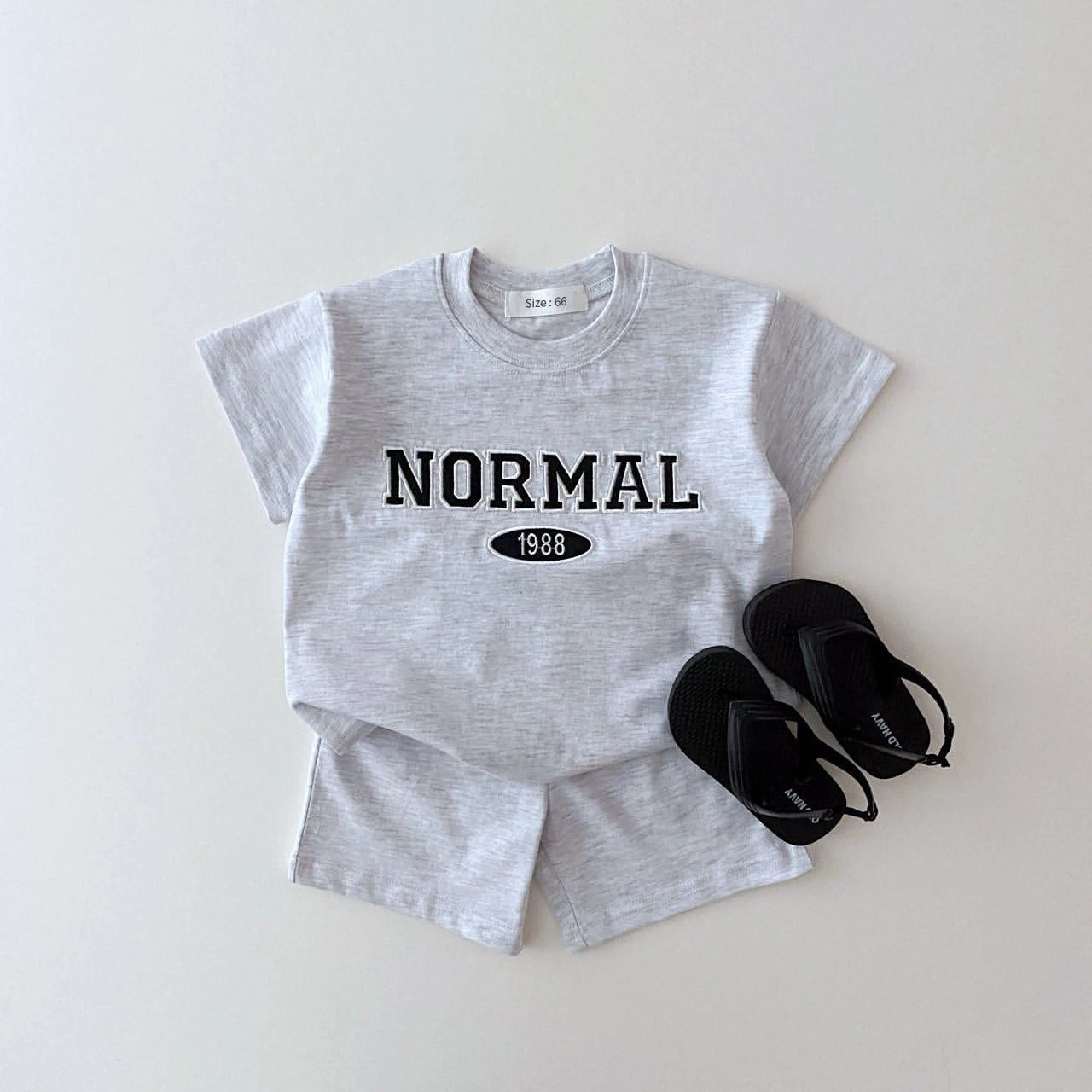 Baby Girls Boys Outfit Suit Cotton Embroidery Children Clothes Set Toddler Sports Tshirt Kids Tops Shorts Pants 2Pcs Set Summer