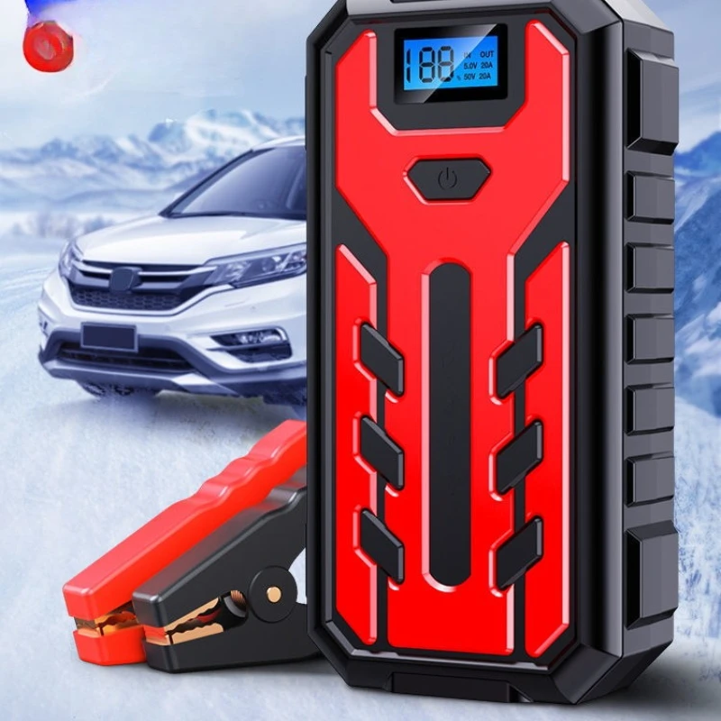 Car battery emergency, start power supply 12v car point ignition, large capacity power bank portable emergency