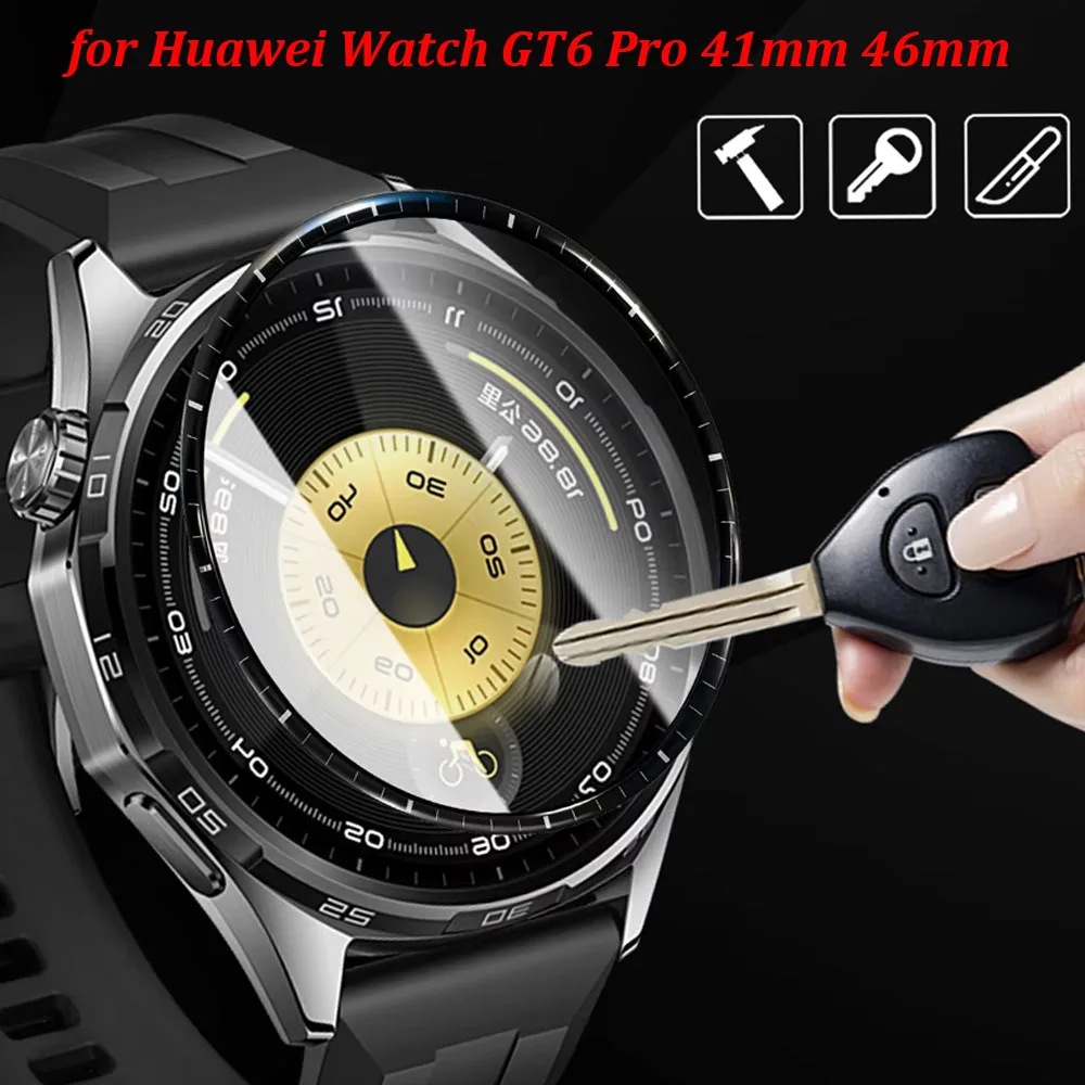 HD-Displayschutzfolie für Huawei Watch GT6 41 mm 46 mm, vollständige Abdeckung, kratzfester Displayschutz für Huawei GT6 Pro 46 mm