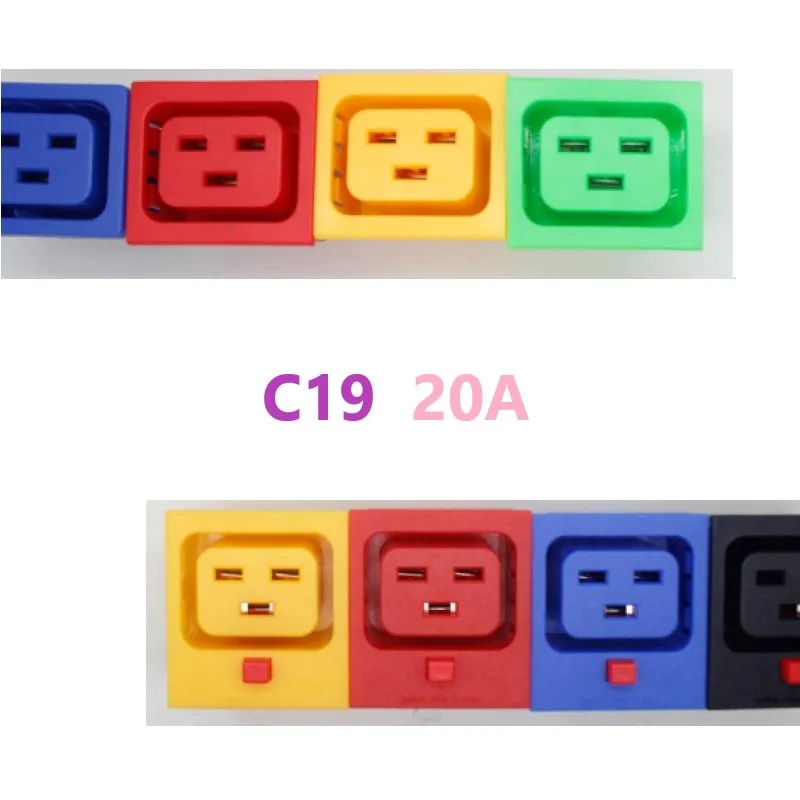 BS-C19-5 IEC 320 C19 PDU розетка Блокируемая розетка электрическая розетка 20A 220V 1,5 1,8mm электрический разъем