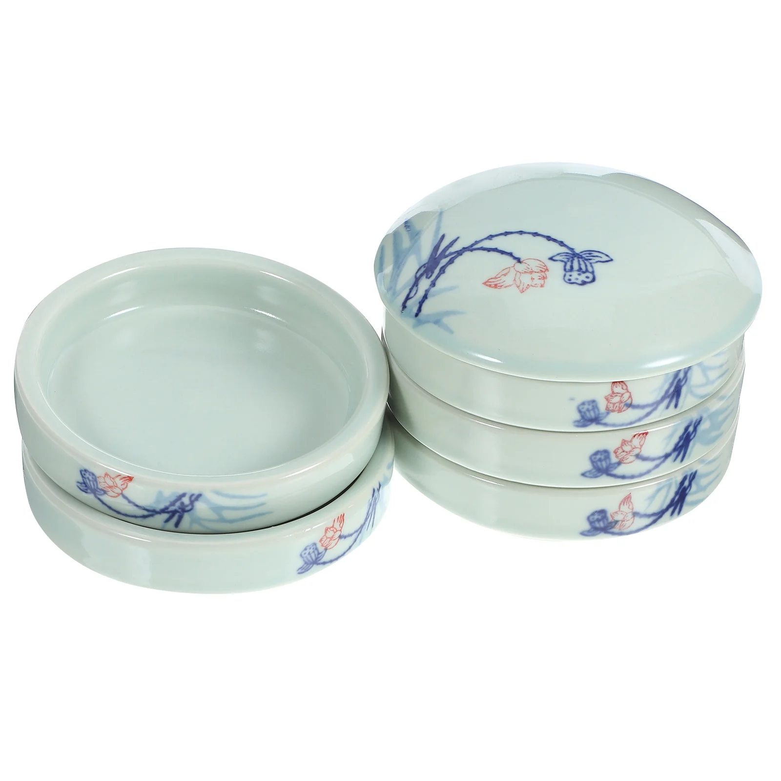 

1Set Durable Ceramic Watercolor Paint Mixing Trays Practical Color Mixer Artist Painting Board Paint