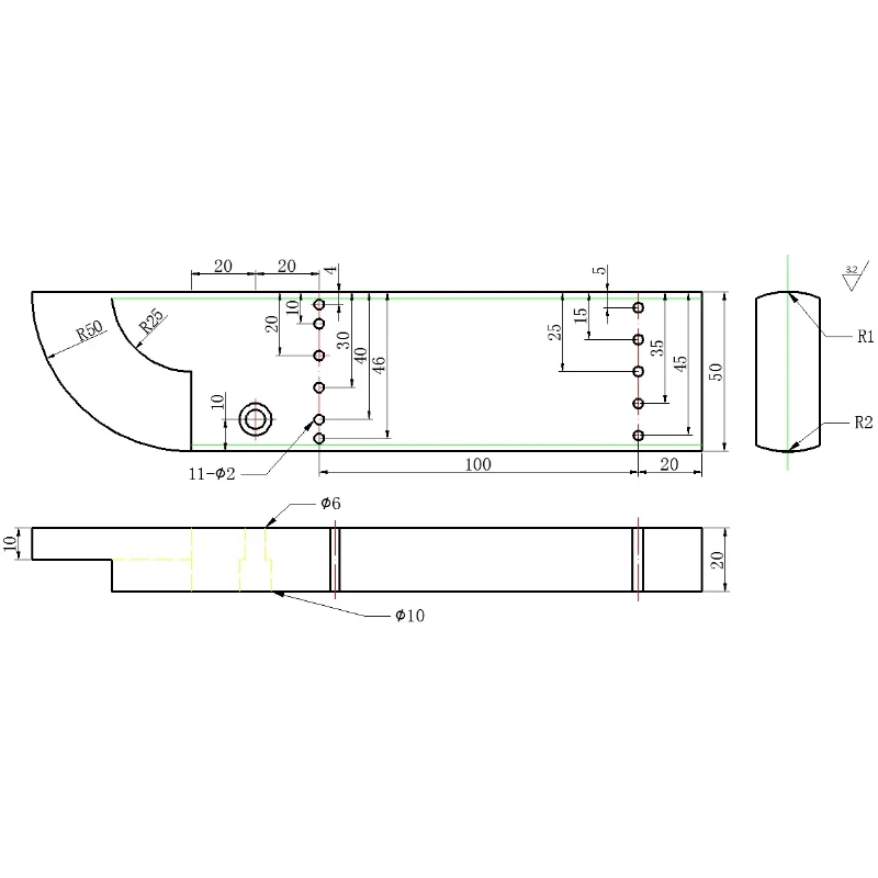 Ультразвуковые стандартные испытательные блоки GS GS-1 2 3 4