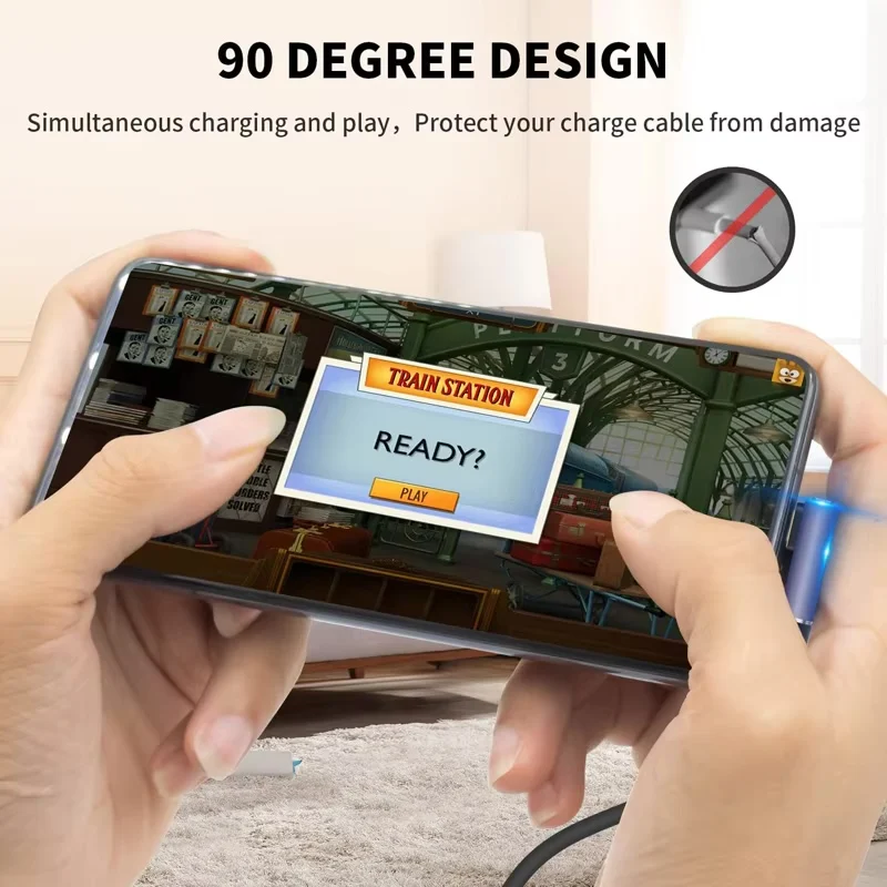 PD 100W USB4.0 40Gbps Type C 90° Degree Adapter 8K 60Hz Video OTG Adapter USB C to Type C Fast Charging Converter For Macbook - view 3