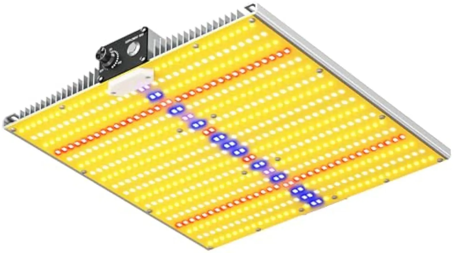 

Dimmable Full Spectrum LED Grow Light with UV & IR for Indoor Plants, Greenhouse Use, 3x3 Coverage