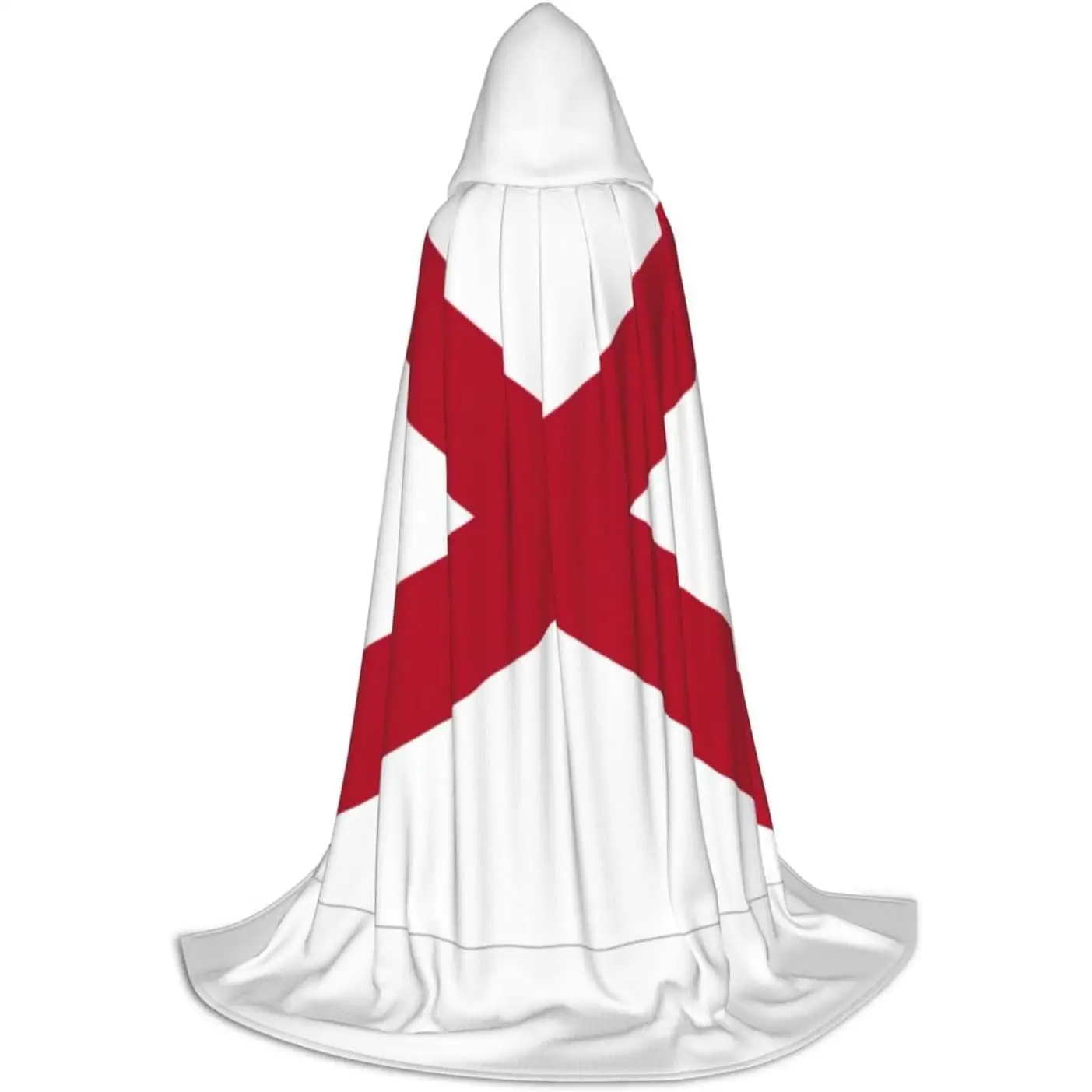 

Flag print Hooded Cloak Long Hooded Cloak Halloween Cloak Costumes Hooded Cape Masquerade Dress Up