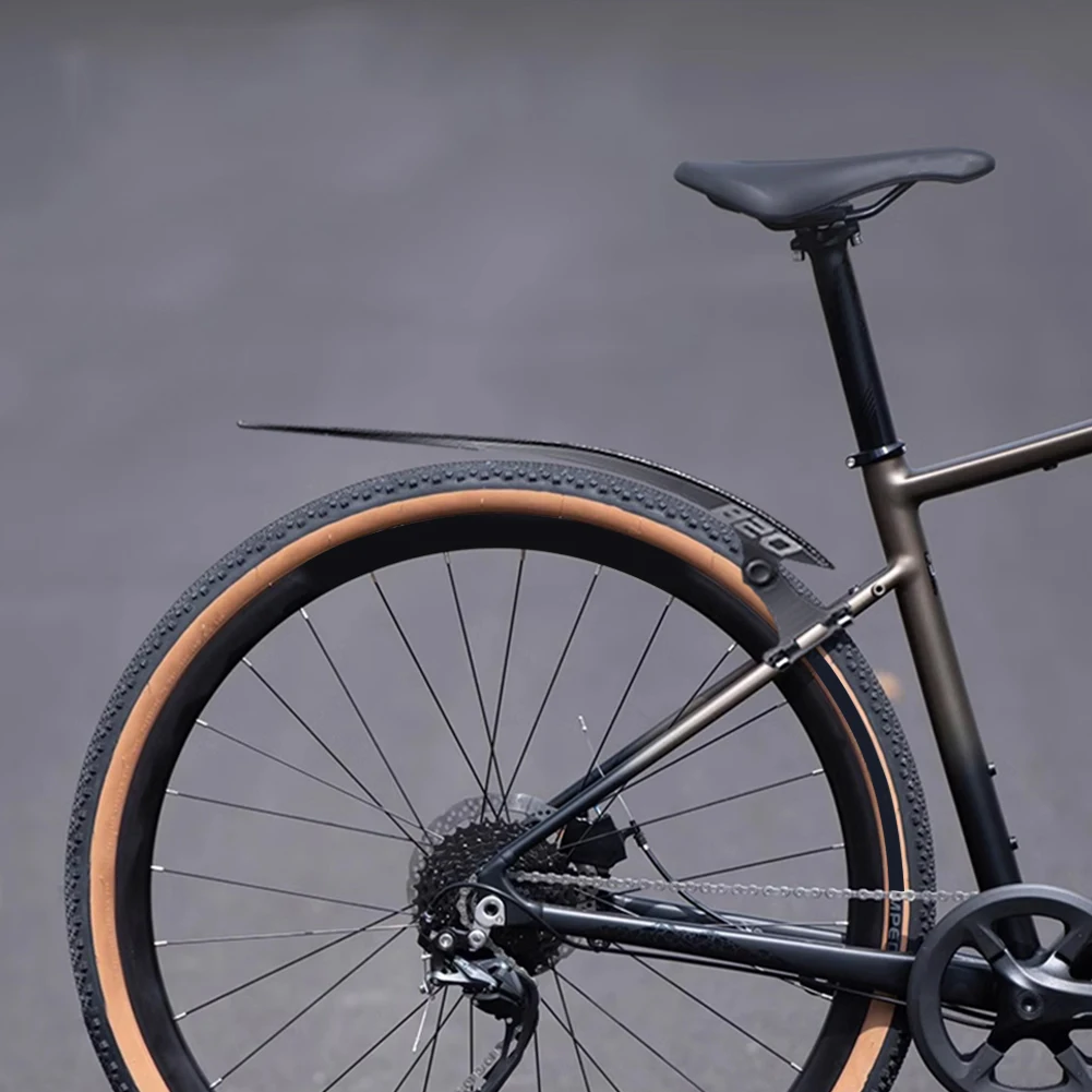 Front Rear Tire Mud Guards Strong Toughness Cycling Mud Flaps Universal Road Bike Wheel Fenders for Front Rear Wheels Below 50mm