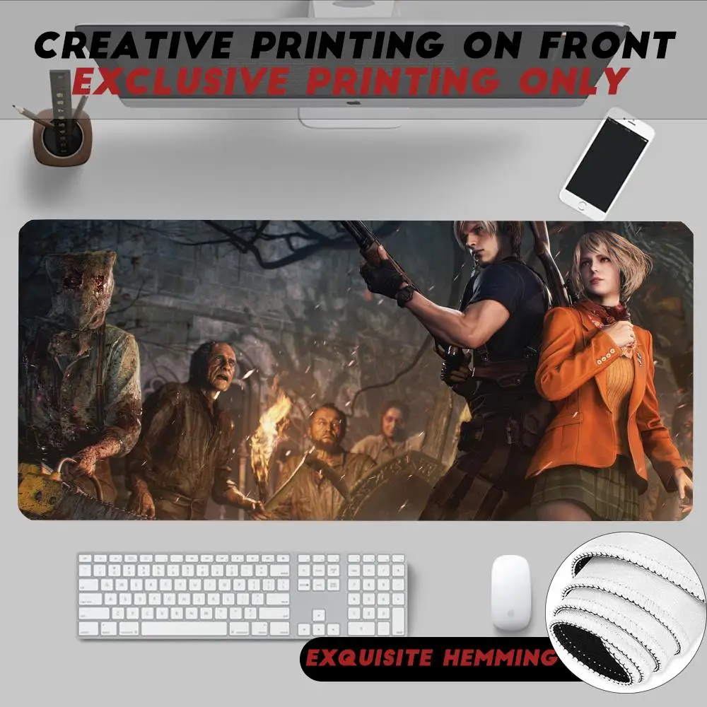 

Popular third-person horror shooter Resident game Evil series Mouse Pad Non-Slip Rubber Edge locking mousepads Game play mats for notebook PC computer