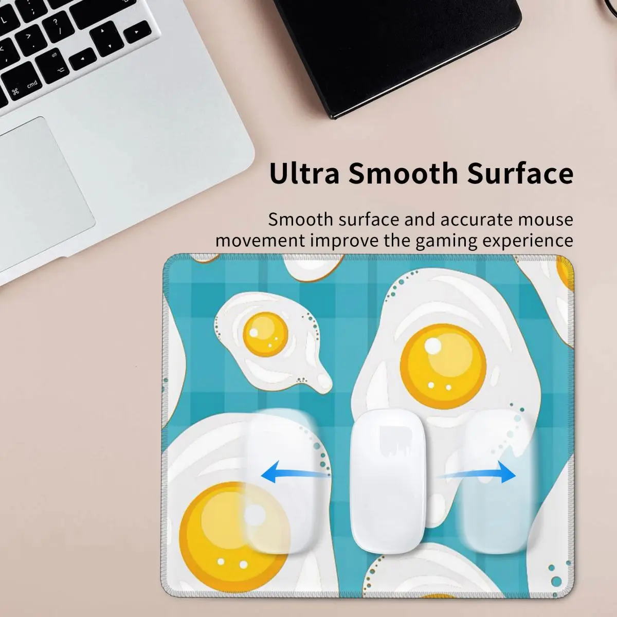 Alfombrilla de ratón Kawaii Fried Egg, alfombrilla para teclado de ordenador, alfombrilla para ratón, alfombrilla para escritorio de PC para juegos, alfombrillas para mesa de oficina